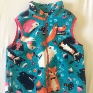 Girls 3T Patagonia fleece vest